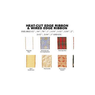 Wired Edge Plaid Ribbons