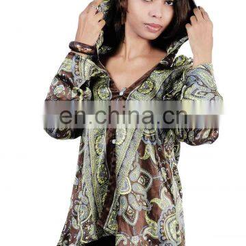 Satin Hooded Kaftan