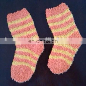 orange socks striped design for baby kids