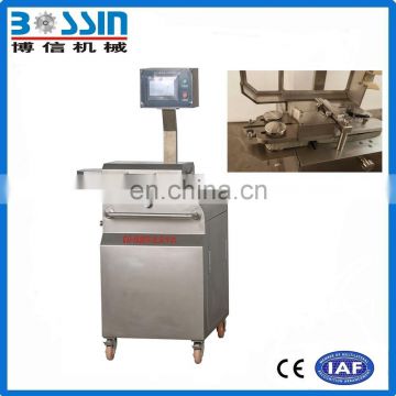Fast speed sausage cutter machine for the artificial casing