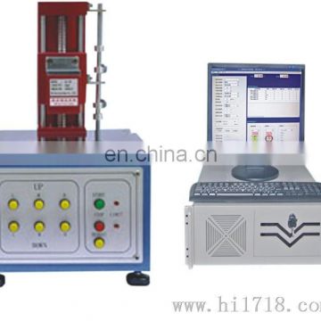 Button displacement /switch load curve testing machine