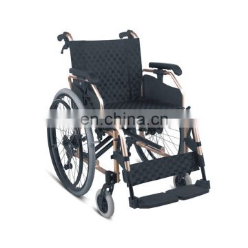 Luxury medical equipment manual wheelchair for disabled