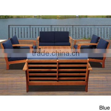 NEW DESIGN - outdoor sofa - deluxe sofa set with cushions - hardwood furniture