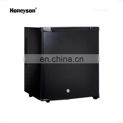 Honeyson mini led light 30l mini bar fridge hotel mini bar refriger  with lock
