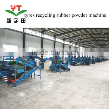 Scrap rubber processing machinery