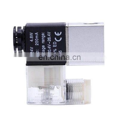 AC220V DC24V Normally Closed 2 /2Way Valve G1/8 2V025-06 Direct Action Air Electric Pneumatic Control Solenoid Valve