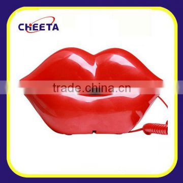 decoration funny red kiss telephone