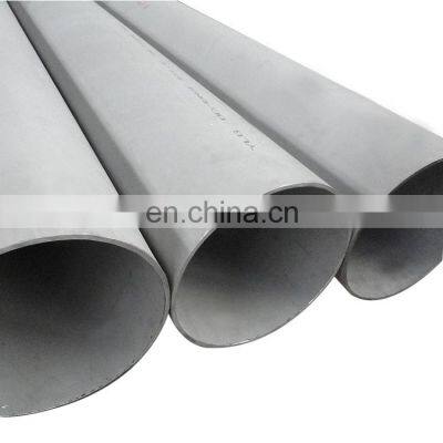 high quality ss304 ss316 grade industrial piping large diameter stainless steel pipe supplier