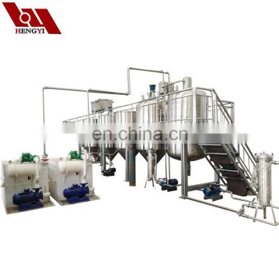 Factory price small scale palm oil refining machinery for sale/castor oil refining/used cooking oil purifier