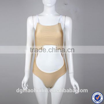 dongguan custom design swimwear manufacturer cut out womens swimwear