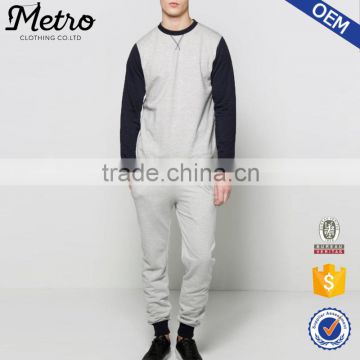 2016 China Manufacturer Mens Grey Contrast Sweatshirts