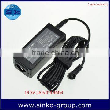 High copy Factory Wholesale Ac adaptper 19.5v 2A 6.0*4.4MM For Sony