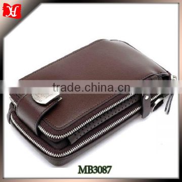 xinghao customized high end genuine leather men wallet
