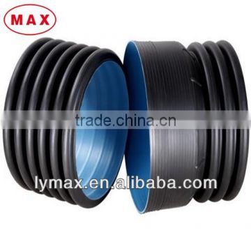 SN4/SN8 Flexible HDPE Corrugated Drain Pipe in China Factory