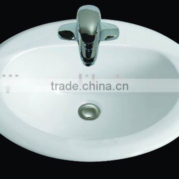 China sanitary ware ceramic above counter basin/bathroom sink(BSJ-C826)