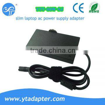 65W automatic universal slim laptop ac power supply adapter