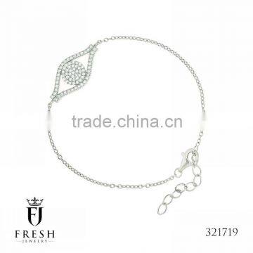 Fashion 925 Sterling Silver Bracelet - 321719 , Wholesale Silver Jewellery, Silver Jewellery Manufacturer, CZ Cubic Zircon AAA