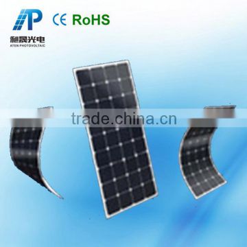 140w high efficiency mono semi flexible solar panel China