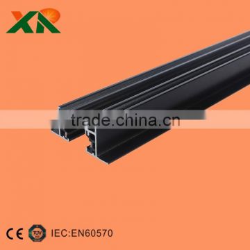 led light recessed track single circuit 3 wires aluminum track for led