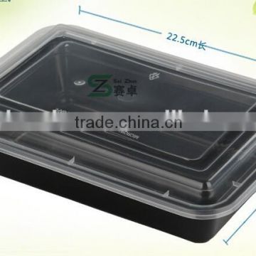 PP Square Disposal Food Container 1000ML Microwave Disposal