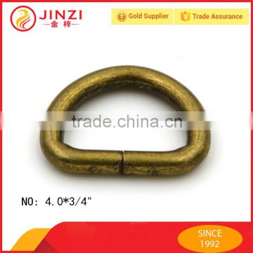 Bag fittings brass Iron advanced D ring, metal D ring with high quality