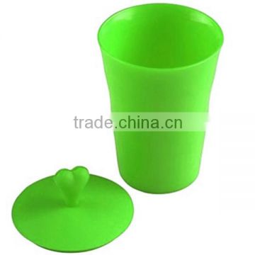 Hot selling BPA free silicone soft frozen drink cup