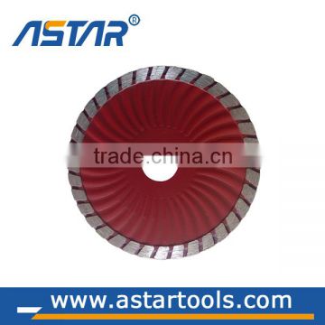Waved Turbo Saw Blade with Hot Press for Grainte and Concrete