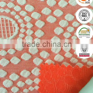2015hot sell 97%T 3%SP Knitted jacquard fabric