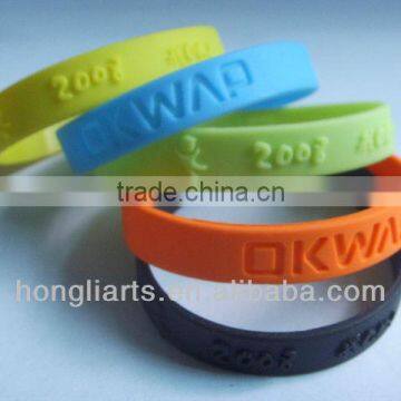 HOT silicone bracelets/silicone wristband