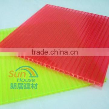 twin wall 4mm high impact polycarbonate sheets