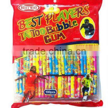 Bestway Best player tattoo bubble gum