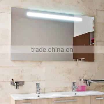 Bathroom mirror bracket with lighting