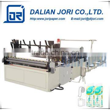 1575B Fully Automatic Toilet Tissue Paper Roll Rewinding, Slitting, Embossing, Perforating Machine