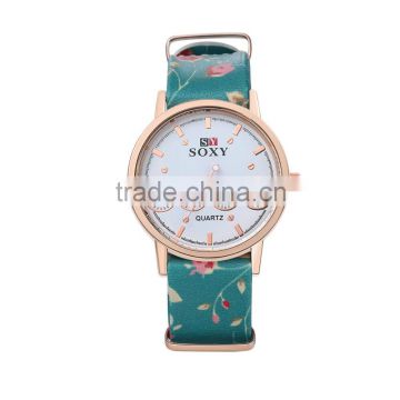Alibaba china lady wristwatch green fashion watch