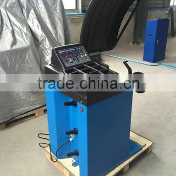 Portable used wheel balancing machine with CE approval