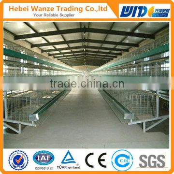 TUV certificated hot dipped zinc plating Tanzania chicken layer cages chicken cage