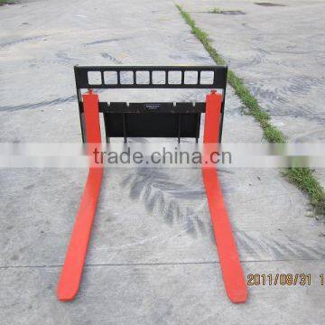 mini skid loader attachment pallet fork for sale