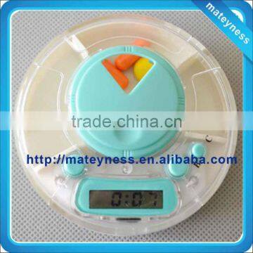 Round Shape Medicine pill box timer