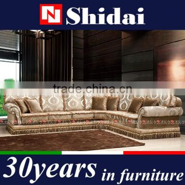 Luxury Italian Classic Comfortable Chenille Fabric Sofa G1122