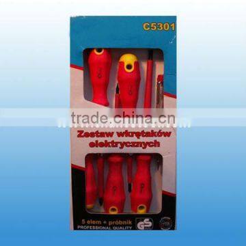 5pcs electrical screwdriver portable/5pcs insulated screwdriver SBS037