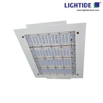 Lightide Recessed LED Gas Station Canopy Lights 180W, 100-277VAC or 200-480vac,  5 yrs Warranty