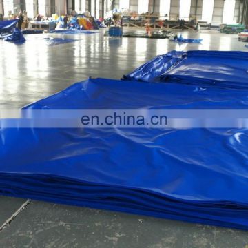 640gam blue color waterproof pve tarpaulin in standard size for boat