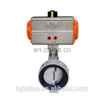 DN80 Aluminum butterfly valve with Pneumatic actuator