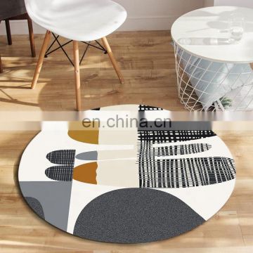 i@home Nordic Simple Modern Woven Cloakroom Round Carpet Living Room Bedroom Floor Mat
