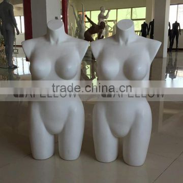 plastic female mannequin torso full body plus size mannequin
