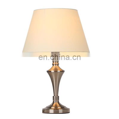 Modern Light Luxury Desk Lamp Warm Lighting Cylindrical Metal Table Lamp