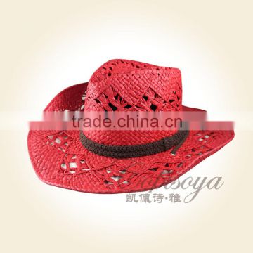 2015 New style unisex red hat and cowboy hat of copisoya c15045