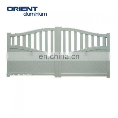 Customized hot sale new style main gate design curved gate