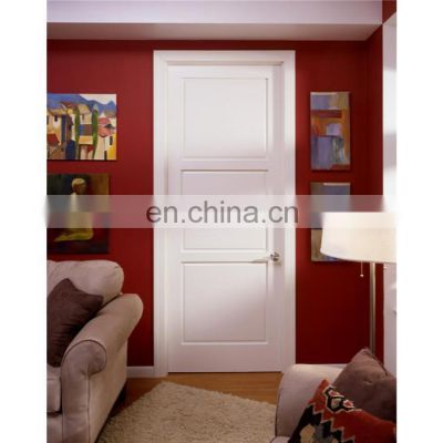 Internal bedroom modern interior white wooden door