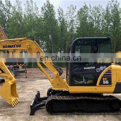 Second hand komatsu pc56 excavator , Nice working komatsu pc56 excavator , Komatsu pc35 pc55 pc56 pc70